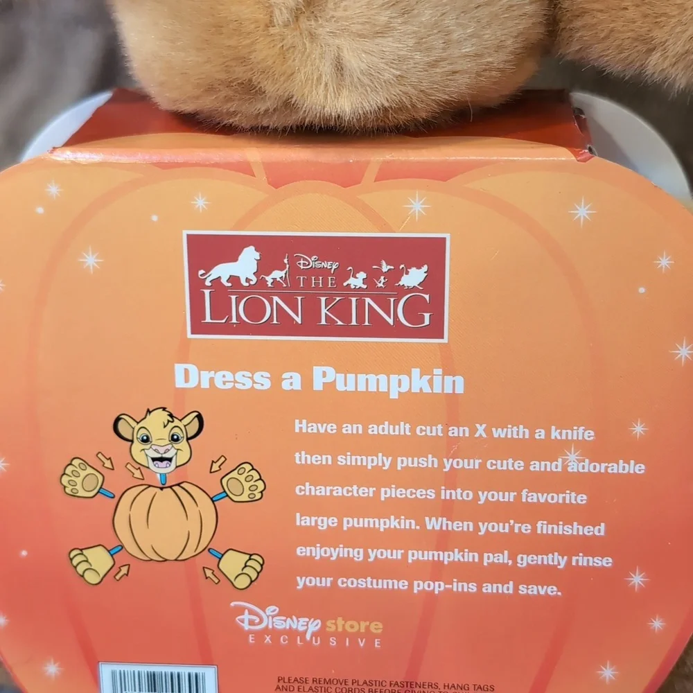 Disney The Lion King Dress a Pumpkin Simba Y2K